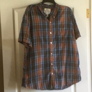 Saint johns bay short sleeve button down shirt